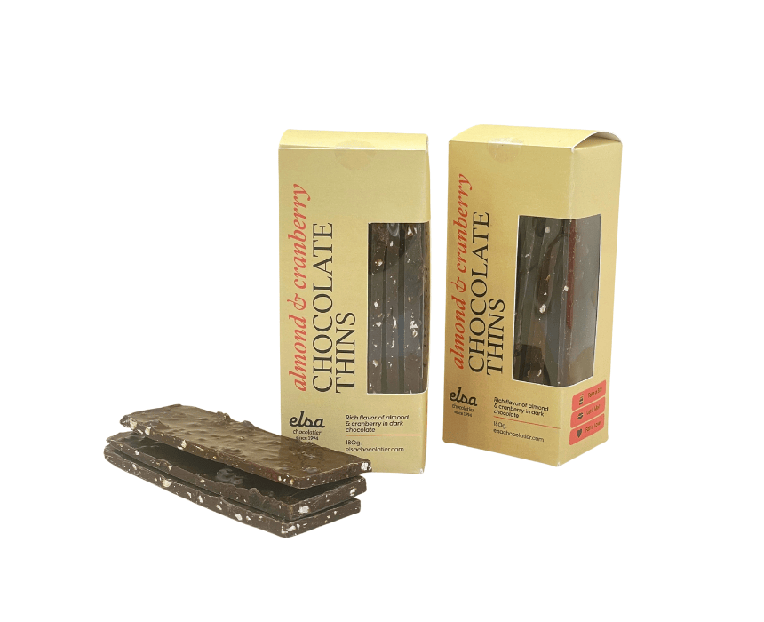 Almond & Cranberry - Dark Chocolate Thins Almond & Cranberry - Dark Chocolate Thins - Image 1