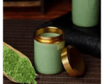Ceramic Matcha Jar Kitchen Tool - Image 