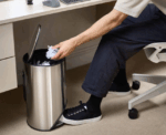 Easy Push Pedal Bin 10L in Matt Black - Image 