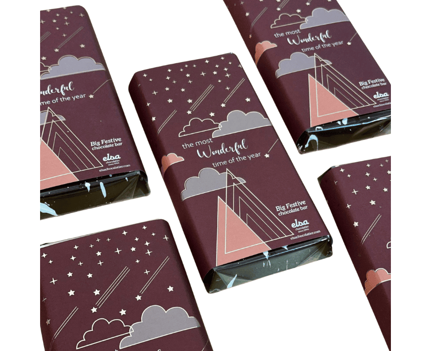 Festive Large Chocolate Bar Festive Large Chocolate Bar - Image 1