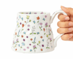 Floral Ceramic Mug Kitchen Tool - Image 