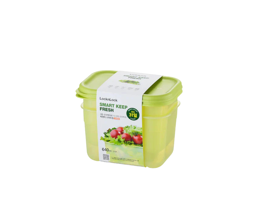 Food Storage Containers 640ml 2 Pieces Food Storage Containers 640ml 2 Pieces - Image 1