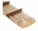 Glass Straws Set 4 Pieces - Image 