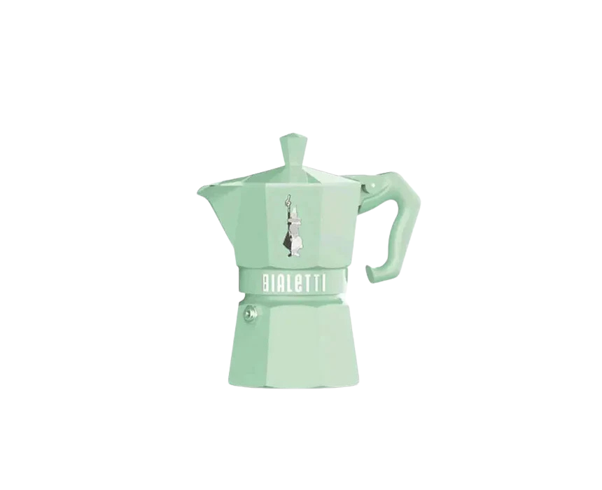 Moka Coffee Maker in Green 3cups Moka Coffee Maker in Green - Image 1