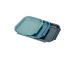 Non Stick Baking Tray Set 3 Piece in Blue - Image 