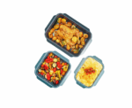 Non Stick Roasting Tray Set 3 Piece in Blue - Image 