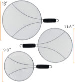 Stainless Steel Screen Splatter Set of 3 - Image 