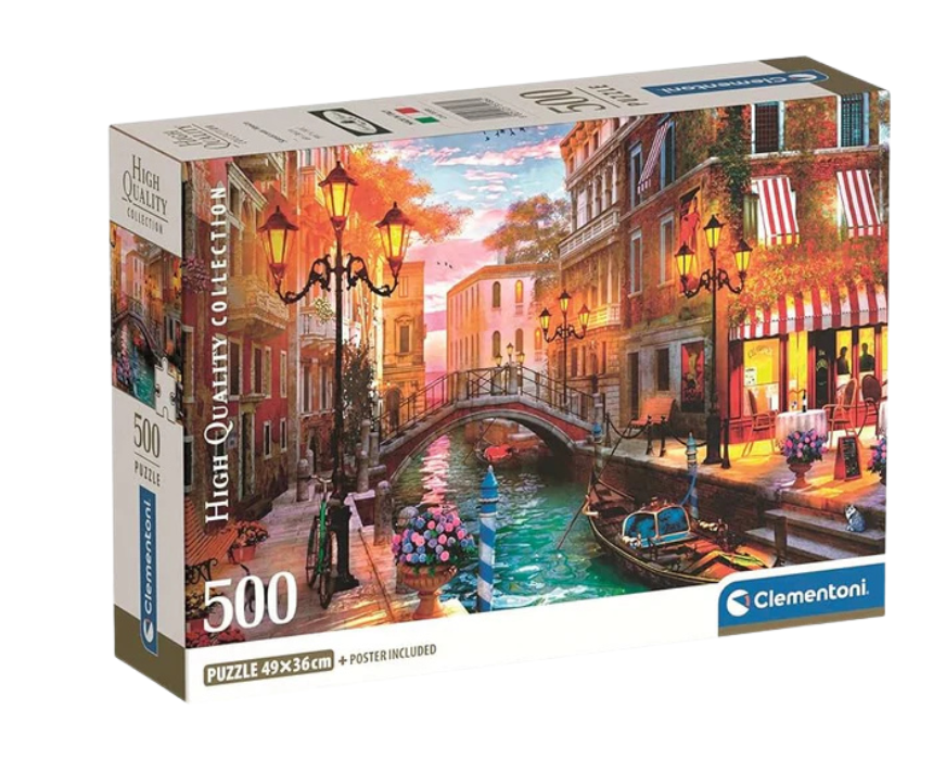 Puzzle 500 Pieces Collection Sunset Over Venice Puzzle 500 Pieces Collection Sunset Over Venice - Image 1