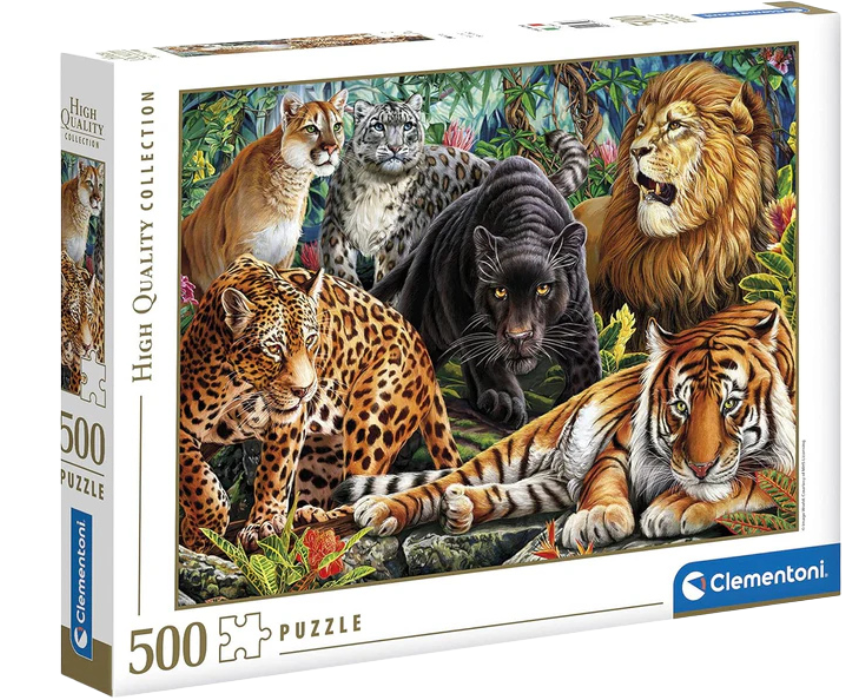 Puzzle PZL 500 HQC WILD CATS Puzzle PZL 500 HQC WILD CATS - Image 1