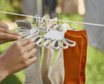 Quick Grip Drying Hanger 22 Piece in Ecru - Image 