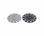 Solid Silicone Trivet Set 2 Piece in Grey - Image 