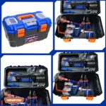Wadfow 85pcs tool box with hand tools inside - Image 