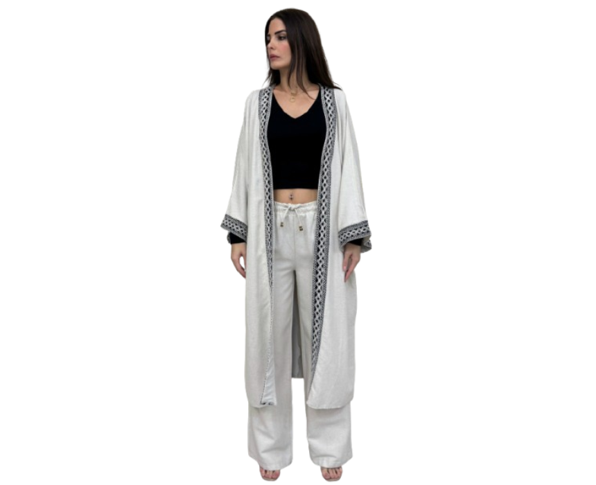 Untitled design (11) Boho aabaya Set - Image 1