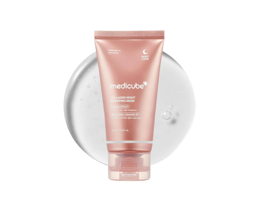 Untitled design - 2025-12-11T224407.970 Medicube Collagen Overnight Wrapping Peel Off Facial Mask - Image 1
