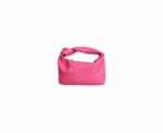 Retro Leather Braided Pink Bag - Image 