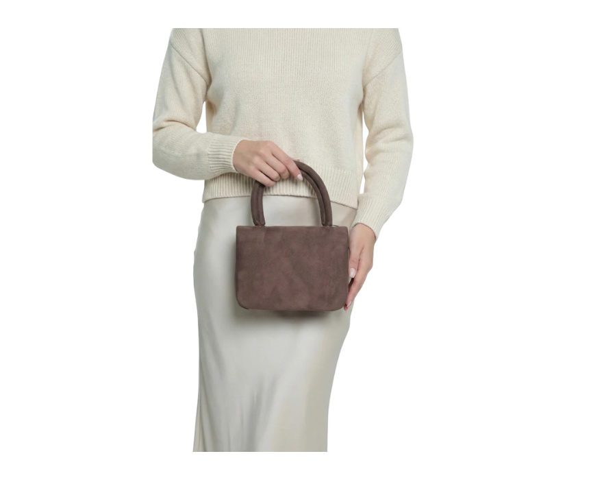 Untitled design (4) Top Handle Brown Bag - Image 1