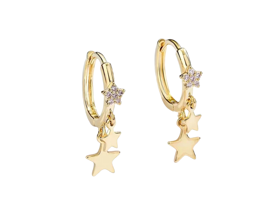 Trio Stars Earrings - Image 1