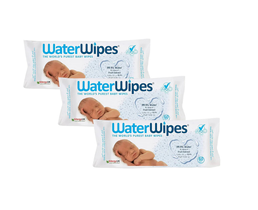 Untitled design (49) Water Wipes 60 pieces - Image 1