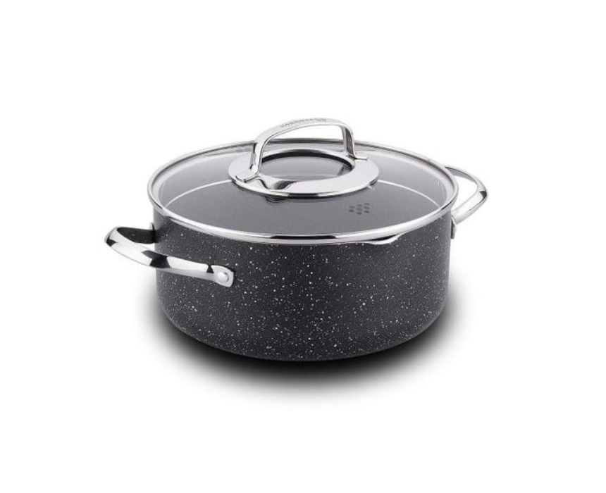 Untitled design (5) Korkmaz Galaksi Low Casserole 24cm - Image 1
