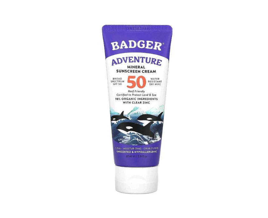 Badger Adventure Mineral Sunscreen Cream 87 ml - Image 1