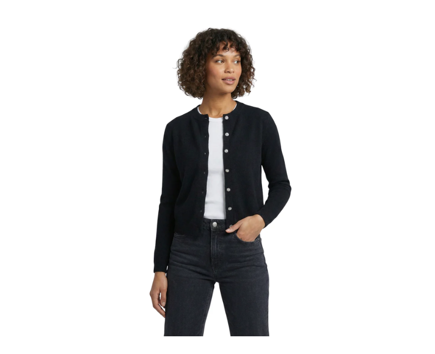 Untitled design (7) Long Sleeved Black Buttoned Pullover - Image 1