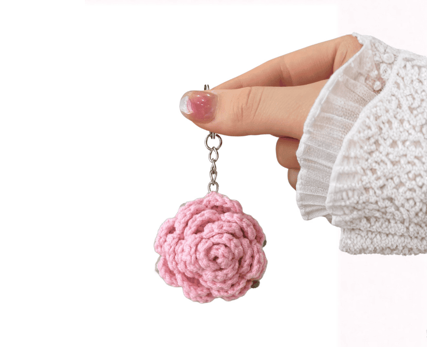 flower keychain 1 Flower Keychain - 1 Piece - Image 1