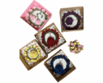 Gift Box (Flower Coaster + Flower Keychain+ Flower Bookmark) - Image 