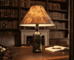 Repurposed Spirit Bottle Side Lamp - Image 