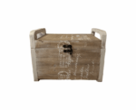 Country Style Wooden Storage Chest – Versatile and Decorative - Image 