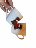 Polymer Clay Bears Love Mug - Image 