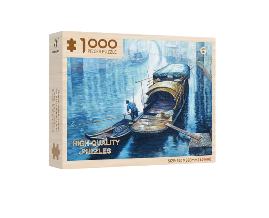 1 The Gondola Wooden Jigsaw Puzzle 1000pcs 52*38cm - Image 1