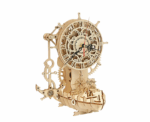 Pirate Clock 3D Mechanical Wooden Puzzle - Image 