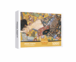 Lady with a Fan is an oil painting by Gustav Klimt,  1918 artwork Jigsaw Puzzle 1000pcs 70*50cm - Image 