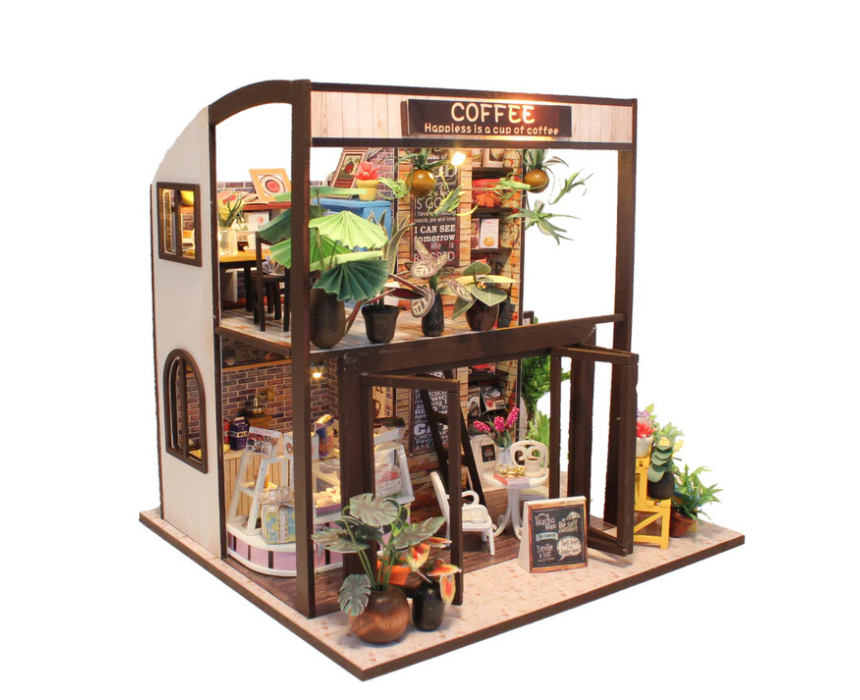 1 Coffee House DIY Miniature House - Image 1