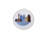 Shanghai City Embroidery Kit 20cm - Image 