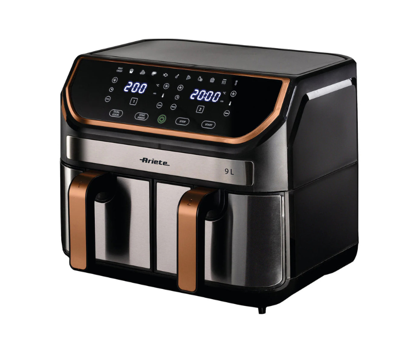 1 Ariete Dual Air Fryer – 9L, 2100W, - Image 1