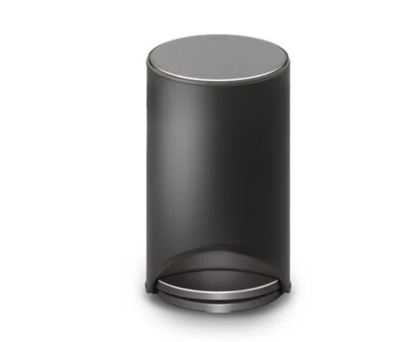 1 Joseph Joseph Arc 10L Easy-push Matt Black Pedal Bin - Image 1