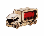 Tanker 3D Mechanical Wooden Puzzle - Image 