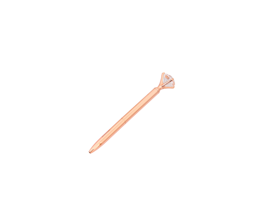 1 Diamond Rose Gold Pen - Image 1