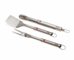 Joseph Joseph GrillOut 3-Piece Stainless Steel BBQ Tool Set - Image 