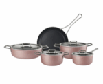 Karaca Mastermaid BioDiamond 9-Piece Cookware - Image 