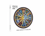 Zodiac Round Jigsaw Puzzle 1000pcs 60cm - Image 