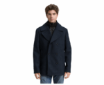Tom Tailor 2-in-1 Wool Jacket with Detachable Inner Navy Jacket - Image 