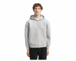 Tom Tailor Relaxed Fit Hoodie Sweat Grey Jacket From Scuba - Image 