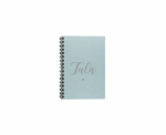 Script Name Linen Touch Foil Lined Notebook - Image 