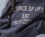 Essence of Life Hoodie in Dark Grey - Image 