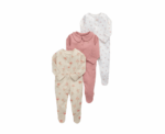 Dusky Floral Sleepsuits Pack of 3 - Image 