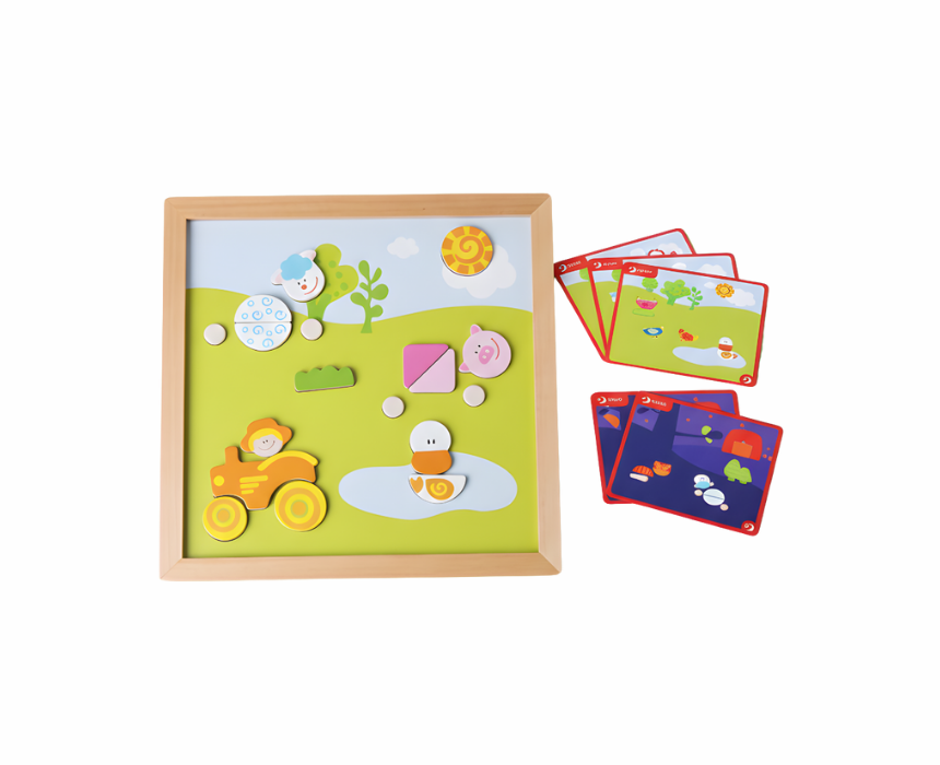 123 Farm Magnetic Activity Box - Image 1