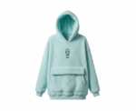 Fuzzy Hoodie in Blue - Image 