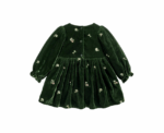 Velvet Dress in Green - Image 
